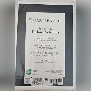 Charter Club Cotton Pillow Protectors - White
